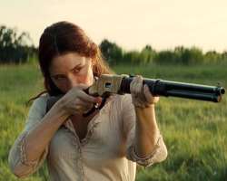 She learned hunting and fishing from her dad and learned to handle a gun when she was small.